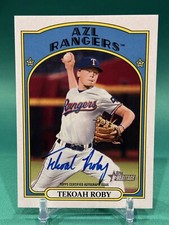 2021 Topps Heritage Minor League Edition Real One Auto Tekoah Roby #ROA-TR Auto