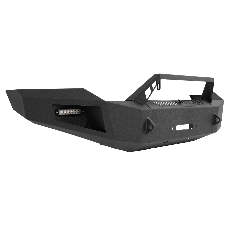 For 2003-2005 Dodge Ram 2500 3500 Front Bumper Guard w/Winch Plate & LED Lights Foto 4 de 4