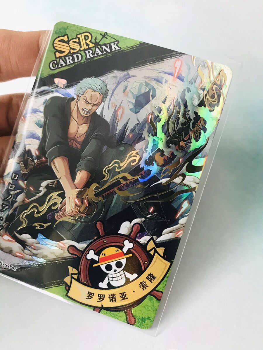 Zoro gets Enma One Piece Anime Manga SSR Rare Mint Holo Foil Trading Card  CCG TC