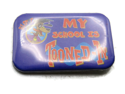 My School Is Tooned-In Button D.J. Spot
