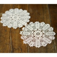 SET 2 CENTRI  REALIZZATI A MANO ROSA