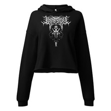 Lorna Shore  Deathcore clothing  Gothic clothes  Crop Hoodie