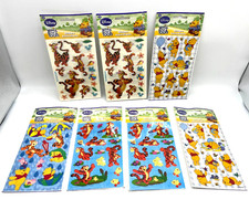 7 Sealed Vintage Y2K Sandylion Disney Winnie the Pooh 2 Sheet Sticker Packs 