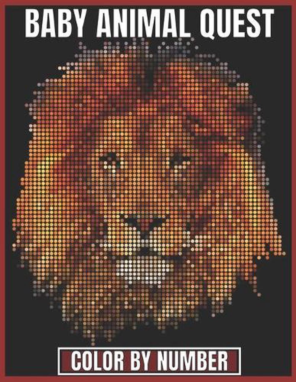 Baby Animal Quest Color By Number Activity Puzzle Color By Number Book