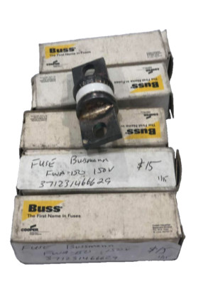Bussmann FWA150 150V  Semiconductor Fuse  ( LOT OF 5) NEW!
