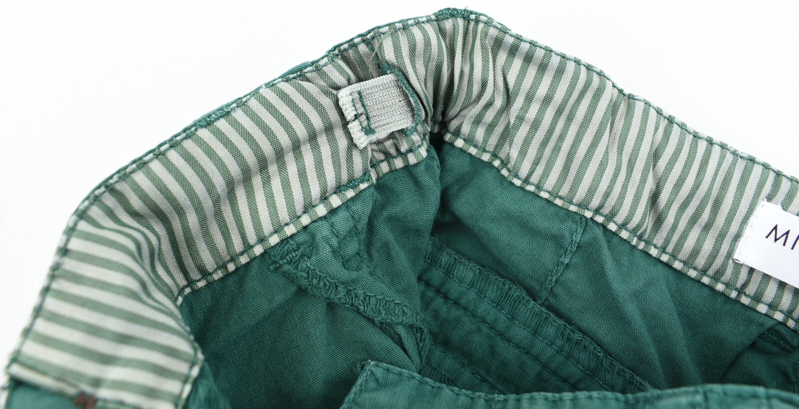 MINOTI Baby Boys Kids Woven Canvas Combat Shorts, Green, size 2 years image 3