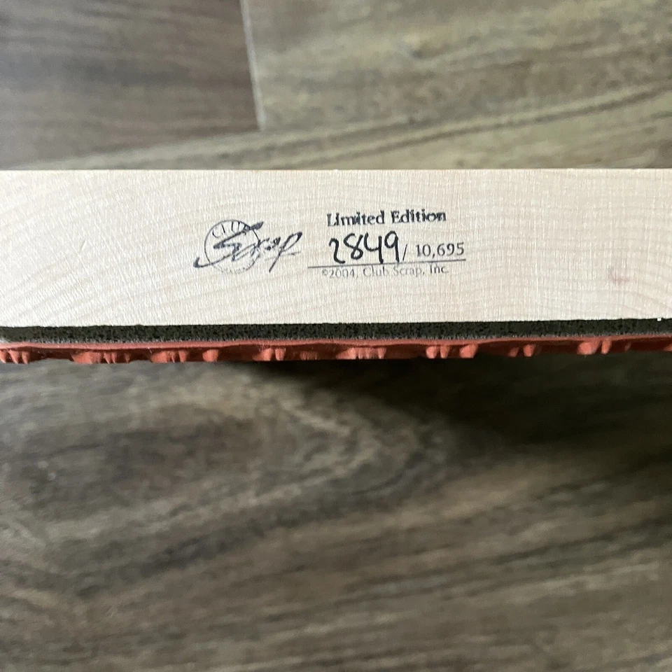 Club Scrap 2004 Montado en Madera Goma Sello Sin Entintar Cartera Zapato Romántico 5794 Foto 3 de 3