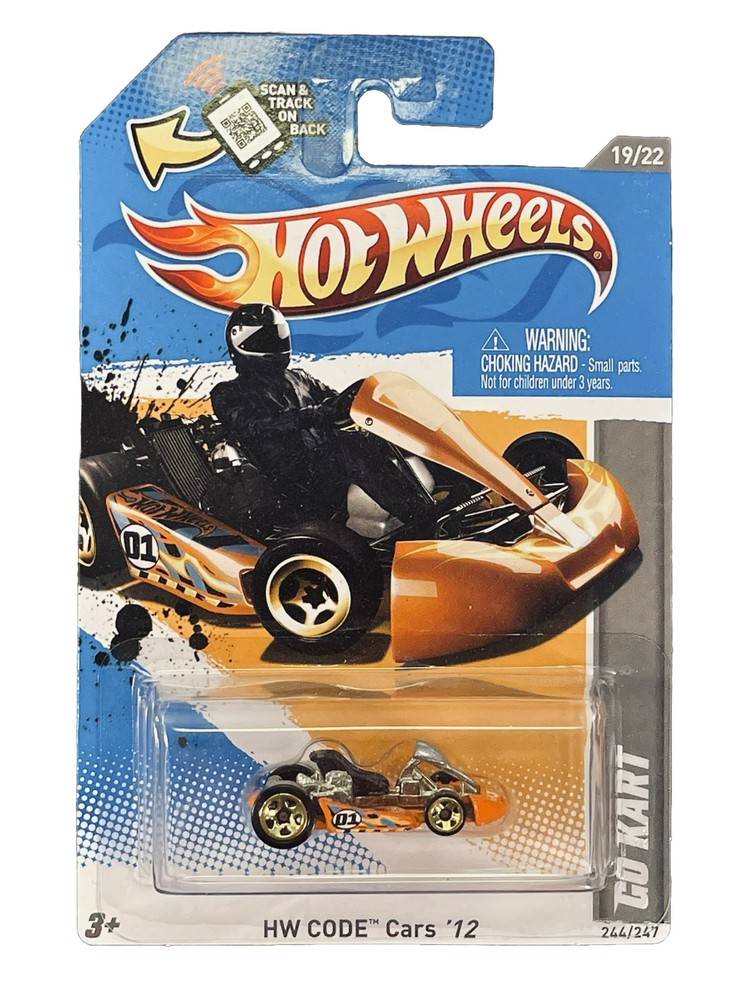 2012 Hot Wheels HW Code Cars 19/22 Go Kart 244/247 - Mattel