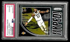 2019 PANINI PRIZM BASKETBALL CARD #2 LEBRON JAMES PSA 10 GET HYPED! NBA LAKERS