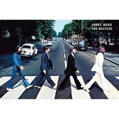 THE BEATLES ABBEY ROAD POSTER PAUL McCARTNEY JOHN LENNON 36X24 NEW