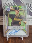 2025 Topps Tribute Paul Skenes On-Card AUTO /199 #TA-SKE Pittsburgh Pirates