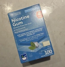 Nicotine Gum 4mg – 100 Pieces (Unopened, Exp 09/2026)