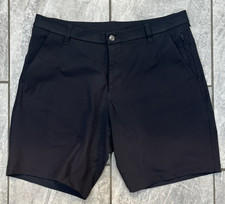Lululemon Commission MensShorts Sz 34 Athleisure Stretch Comfort Dark Gray 9" In