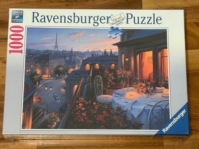 Paris Balcony Eugene Lushpin 1000 pc 27'' X 20'' Ravensburger Germany Puzzle