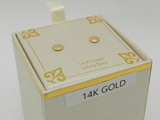 Macy's Children's Flat Ball Stud Earrings in 14k Gold