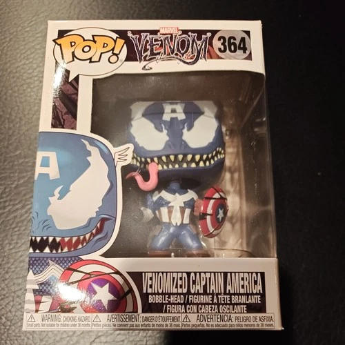 Funko Pop! Vinyl: Marvel - Venom (as Captain America) #364
