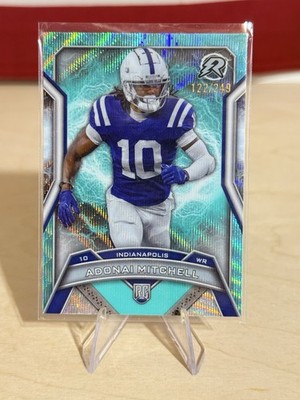 2024 Topps Resurgence Adonai Mitchell #139 RC Aqua Surge Refractor Colts /249
