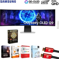Samsung 49" Odyssey OLED Curved Gaming Monitor with 26 Months Protection Bundle