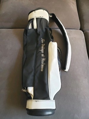 Jones Sports Original Black/White Golf Carry Bag - The Heritage At Westmoor! 