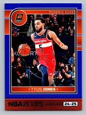 2024-25 NBA Hoops Tyus Jones Blue Parallel # 146 Phoenix Suns.