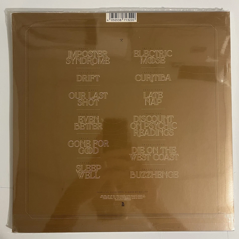 Circa Survive / Two Dreams 2x Vinyl LP Clear/Yellow Splatter Record Album 2022 - Image 2 of 2