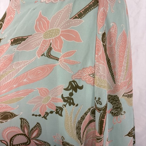 H&M Maxi Dress Women 6 Boho Ruffle Tiered Floral Limited Edition Gisele Bundchen - Picture 4 of 14