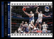 Stephen Curry 2021-22 Hoops Lights Camera Action Card #20 Golden State Warriors