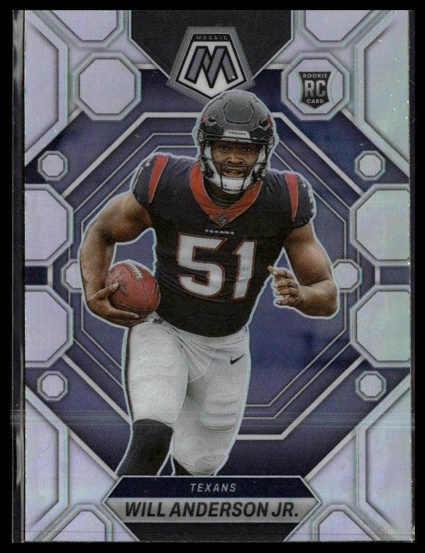 2023 Panini Mosaic #376 Will Anderson Jr. Silver Rookie RC