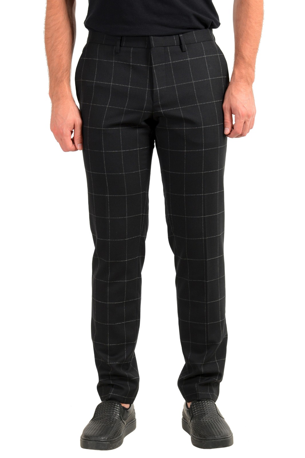 Мужские шерстяные брюки Hugo Boss ReymondWanhten Extra Slim Fit от 32 до 48 рублей 14990₽