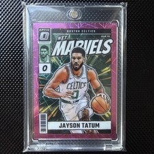 24-25 Panini Donruss Optic Jayson Tatum Net Marvels Pink Velocity /79
