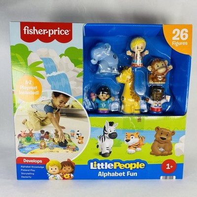 sizzix アルファベット fun serif 26個セット 箱入り New! Fisher Price 26 Figure Little People A to Z Alphabet Fun Zoo