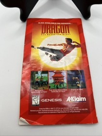 Demolition Man (Sega Genesis, 1995) CIB Tested Sun-faded Art