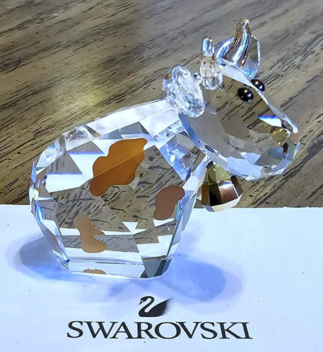 施华洛世奇水晶摆件牛| eBay