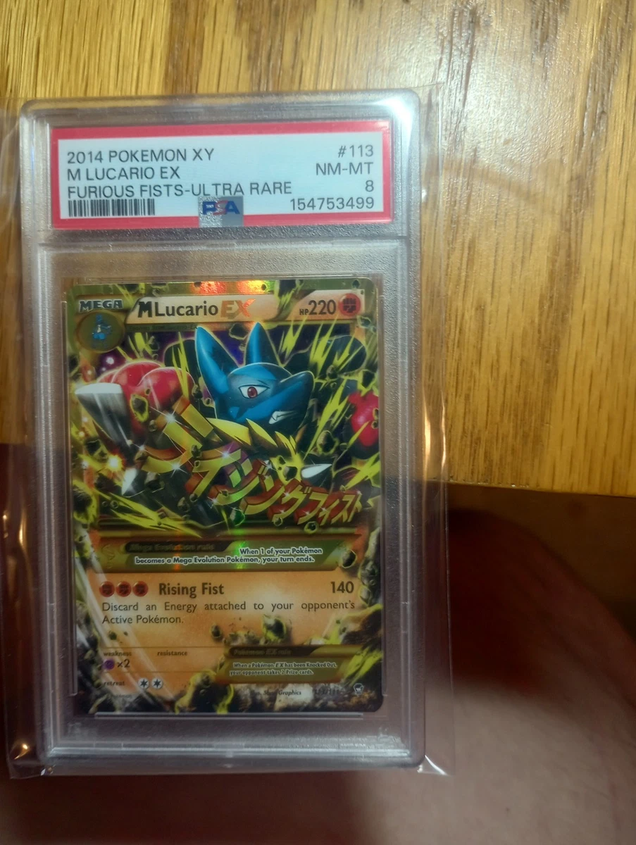 Lucario Pokémon TCG XY-Furious Fists Ultra Rare Individual