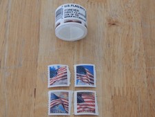 1 set of 4 individual FOREVER FLAG STAMPS, not the roll