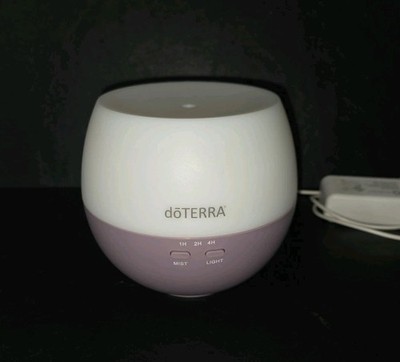doTERRA Petal Diffuser - Purple - Essential Oil Aromatherapy - Mist & Light