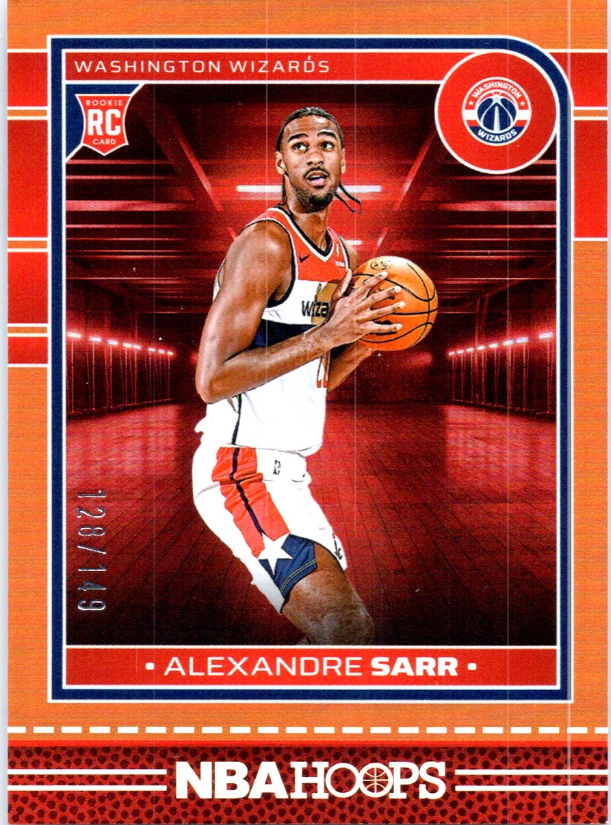 2024-25 Hoops #232 Alexandre Sarr Orange #/149