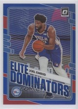 2020 Panini Donruss Optic Elite Dominators Blue Prizm 44/49 Joel Embiid #25 4l3