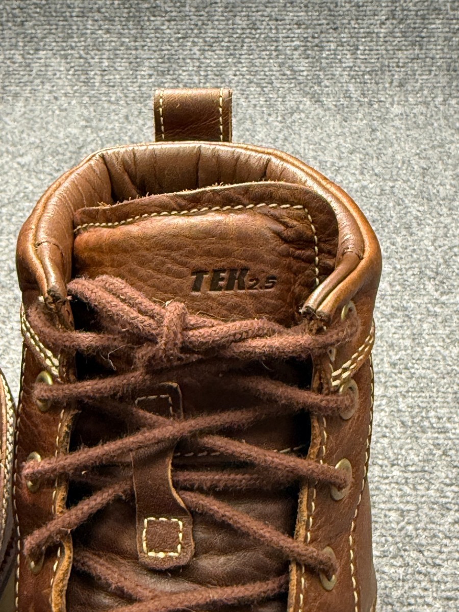 LL Bean Boots Men 11 Brown Leather East Point Waterproof Moc 