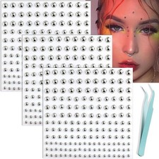 Face Gems Lip Stud, Fake Piercing Nose Stud Eyebrow Sliver