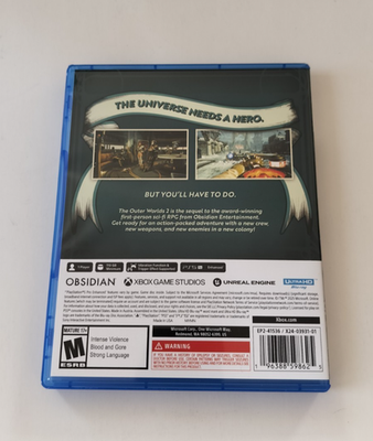 Replacement Case Only for The Outer Worlds 2 Two PlayStation 5 PS5