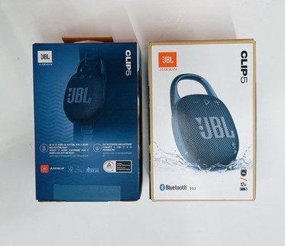 JBL Clip 5 Ultra-Portable (Blue) Waterproof & Dustproof Bluetooth Speaker /NEW