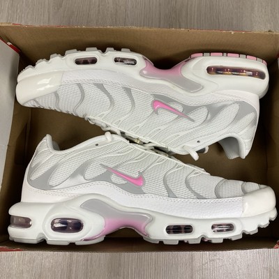 Nike Air Max Plus TN Trainers Summit White Pink Size  HF0107-100 UK