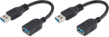 Startech.Com 6In Short USB 3.0 Extension Adapter Cable (USB-A Male to USB-A Fema