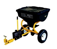 85 Lb Tow Behind Broadcast Spreader Lawn Tractor Fertilizer Seed Salt Atv 85 Lb Tow Behind Broadcast Spreader Lawn Tractor Fertilizer Seed Salt Atv