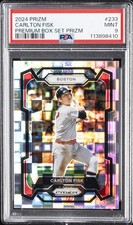 2024 PANINI PRIZM PREMIUM BOX SET PRIZM #233 CARLTON FISK 172/199 PSA 9