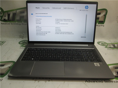 HP ZBook G7 Laptop i7-10850H 2.7GHz 32GB RAM 512GB SSD Windows 11 Pro COA