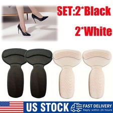 4pcs Heel Grip Pads Anti-Slip Shoe Inserts for Comfort Blister Prevention