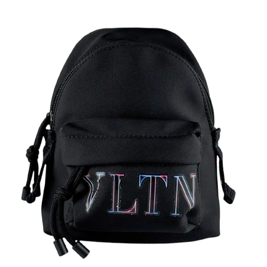 Valentino — Auth Valentino Garavani Crossbody Shoulder Bag Black Nylon - z9353