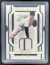 2024 Panini National Treasures Bob Turley Material Jersey #/49 Yankees